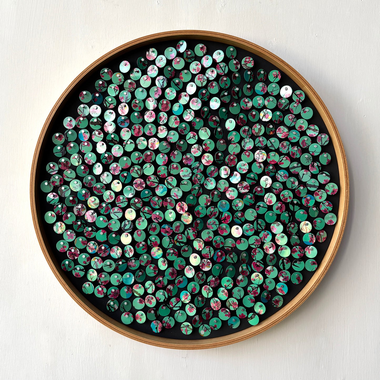 12" Cherry Blossom Fibonacci Moving Mosaic™