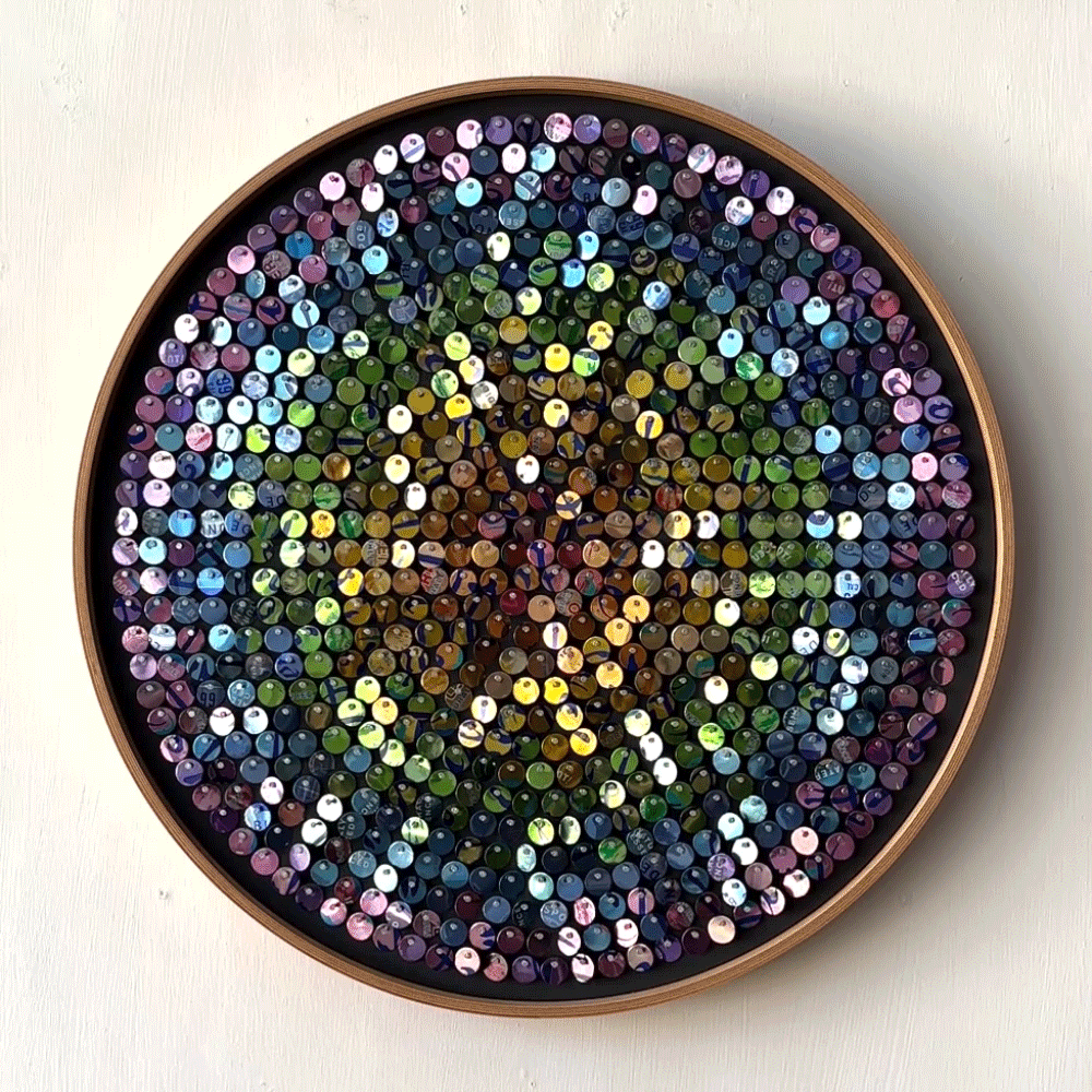 16" Watercolor Rainbow 1 Moving Mosaic®