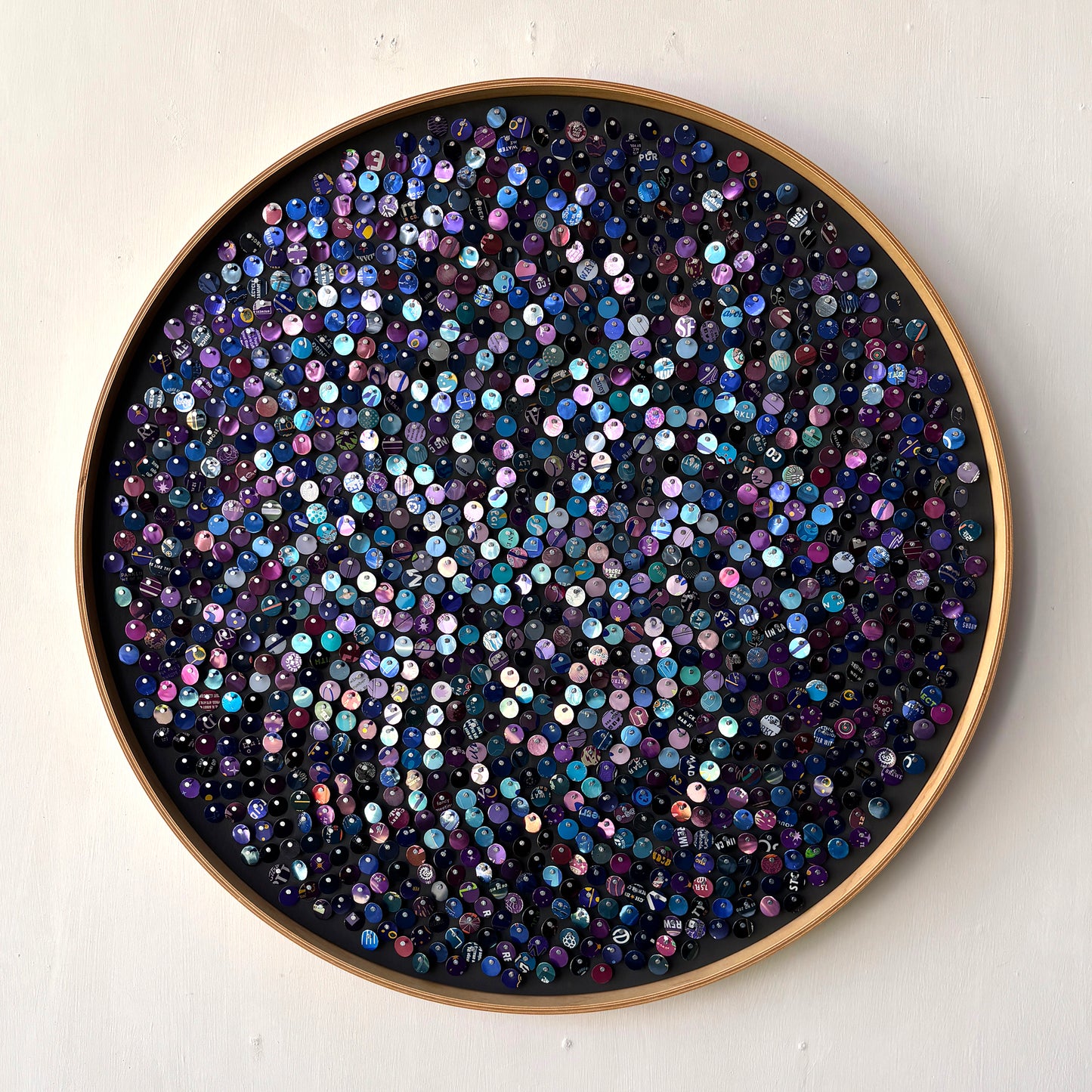 21" Amethyst Fibonacci Moving Mosaic®