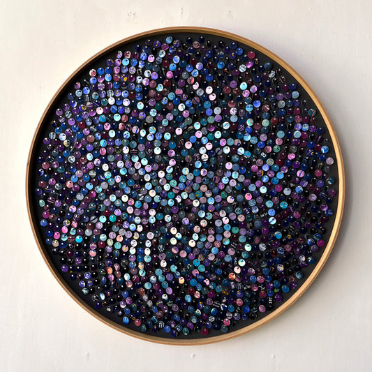 21" Amethyst Fibonacci Moving Mosaic®