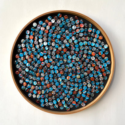 12" Hearts & Bones Fibonacci Moving Mosaic™