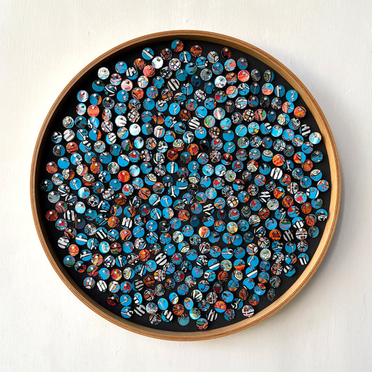 12" Hearts & Bones Fibonacci Moving Mosaic™