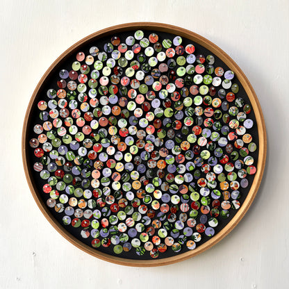 12" Pastel Nature Fibonacci Moving Mosaic™