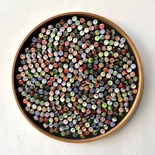 12" Pastel Nature Fibonacci Moving Mosaic™