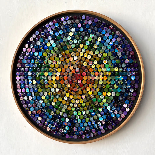16" Recycled Rainbow 1 Moving Mosaic®
