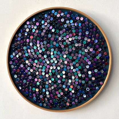 16" Amethyst Fibonacci Moving Mosaic®