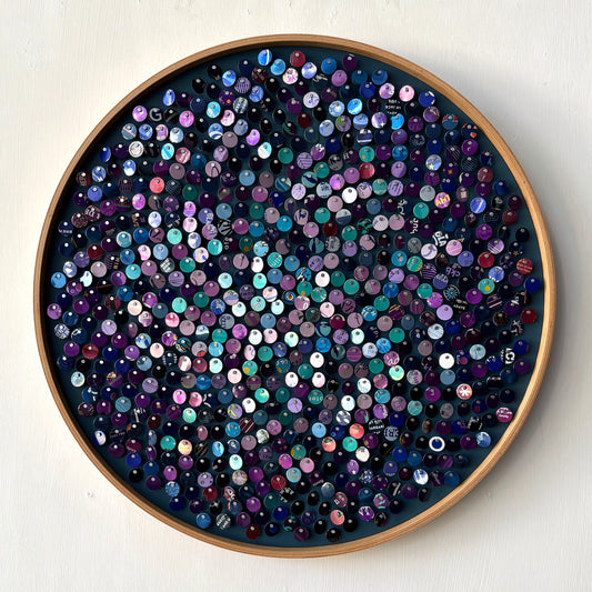 16" Amethyst Fibonacci Moving Mosaic®