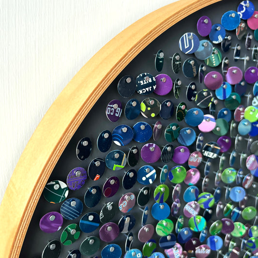 16" Aurora Fibonacci Moving Mosaic®