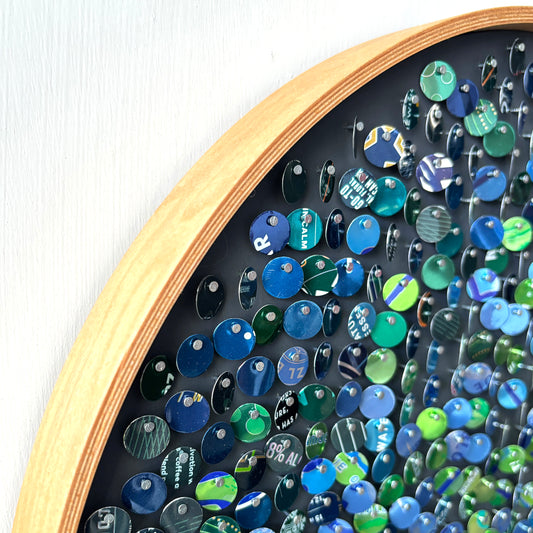 16" Ocean Fibonacci Moving Mosaic®