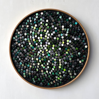 16" Olive Fibonacci Moving Mosaic®