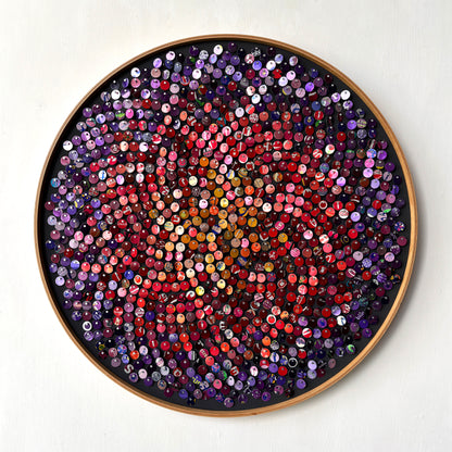 19" Clematis Fibonacci Moving Mosaic®