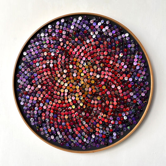 19" Clematis Fibonacci Moving Mosaic®