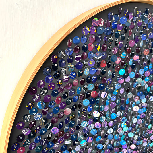 21" Amethyst Fibonacci Moving Mosaic®