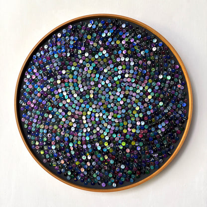 22" Larkspur Fibonacci Moving Mosaic®