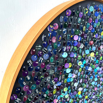 22" Larkspur Fibonacci Moving Mosaic®