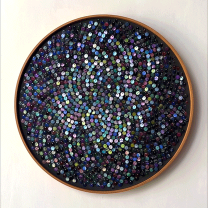 22" Larkspur Fibonacci Moving Mosaic®