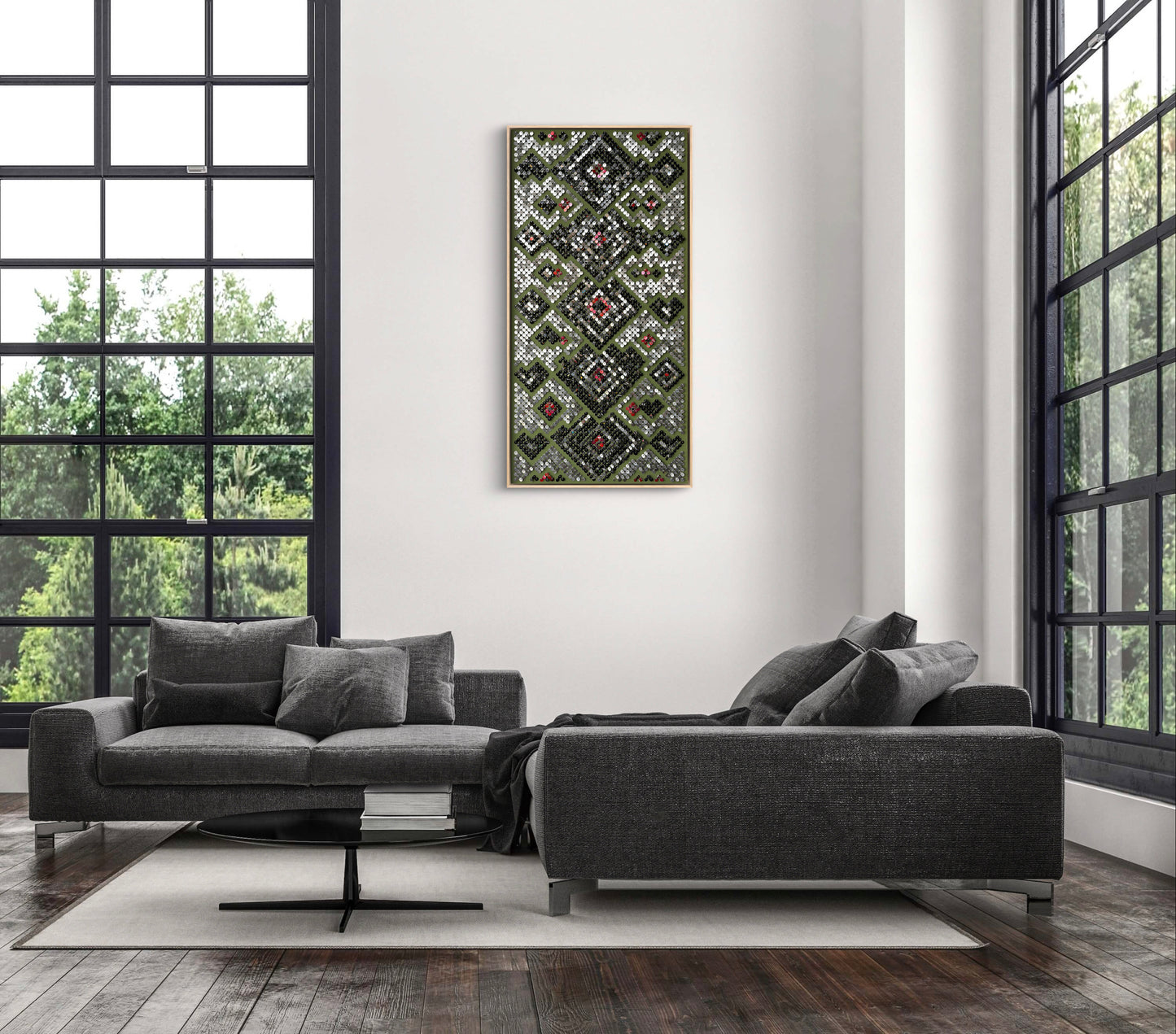 Western Diamondback Rattlesnake Moving Mosaic™ (24x48)