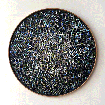 27" Agave Fibonacci Moving Mosaic®