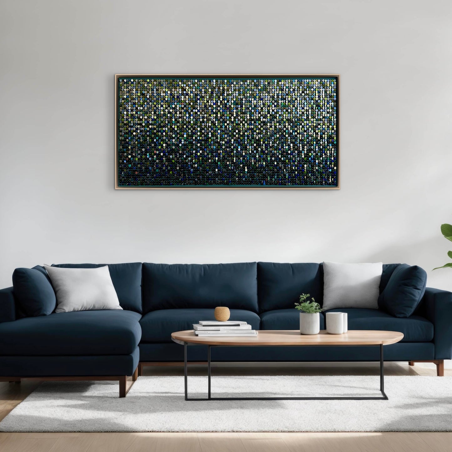 48"x24" Agave Moving Mosaic®